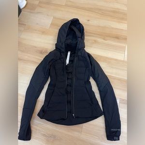 Lululemon size 2 black jacket. Its used but in good condition